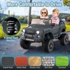 Costway 24V 2 Seater Ride on Car for Kids Licensed Toyota LC250 Ride on Truck with Remote Black/Gray/Navy/Pink/Red - 2 of 4