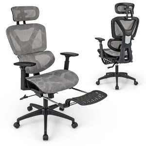 Costway Mesh Office Chair Executive Chair with 90°-120° Tilting Backrest Lumbar Support - 1 of 4