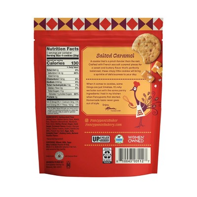 Fancypants Baking Co. Cookies Crispy Salted Caramel - 5oz