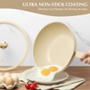 KOCH SYSTEME CS Non-stick 11 inch Ceramic Wok Pan, Nontick Wok Pan With Glass Lid, Aluminum - 2 of 4