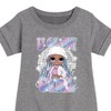 Girls' - LOL Surprise! - Winter Dolls Graphic Short Sleeve Fleece Dress - 2 of 4