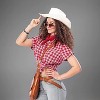 4E's Novelty 2 Pack White Cowboy Hat for Men & Women – Western Party Accessory, Rodeo Hat - 4 of 4