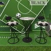 Mlmh & Kngwa 17.1" W Upholstered Football Print Bar Stools Set of 2 - 4 of 4