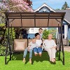 EROMMY Outdoor Porch Swing with Adjustable Hardtop - 3 of 4