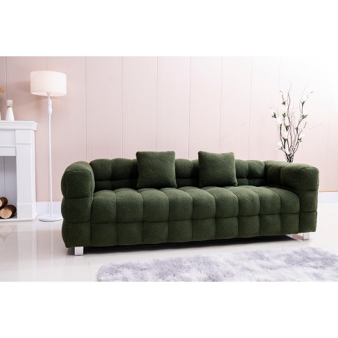 110.6 L-shaped Sofa With Removable Ottomans And Comfort Lumbar