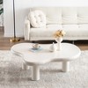 46.1inCloud Coffee Table Modern Coffee Table Easy Assembly Coffee Table for Living Room - 3 of 4