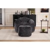 CAVINAS Chenille Fabric Foam Bean Bag Chair Set with Filling,Soft Bean Bag Couch,Accent Chairs for Living Room - 4 of 4