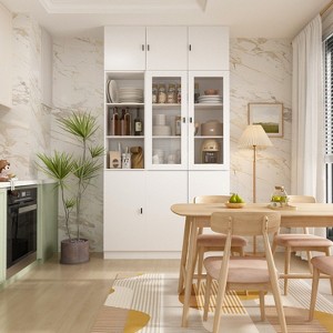 FUFU&GAGA Combination Modular Cabinet Living Room Display Cabinet Storage Solutions - 1 of 4