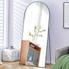 LOVMOR Inch"60"*"16.5"Generation of floor mounted full length mirrors,Golden - 2 of 4