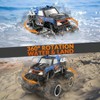 Amphibious RC Car 2.4GHz 1: 16 All - Terrain Off - Road Waterproof Monster Truck Pool Toy Remote Control Boat Gift - 4 of 4