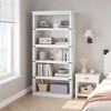 ODK 5 Tier Farmhouse Bookcase, 67.4" Tall Book Shelf with Storage, Wooden Bookshelves 5 Shelf Display Shelvesfor Home Office, Living Room - 3 of 4