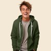 Dalix Cappuccino Embroidered Zip Hoodie Fleece Long Sleeve Pocket Warm Soft Mens - 3 of 4