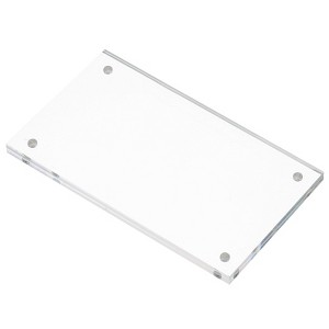 Unique Bargains Home Office Double-Sided Magnetic Acrylic Picture Frame - 1 of 4