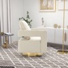 NicBex Accent Chair Modern Lounge Chair Comfy Chair Sofa Chair With Gold Stainless Steel Base for Living Room, Bedroom, Club - 3 of 4