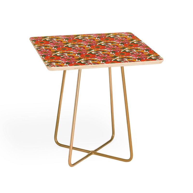 ThirtyOne Illustrations Spring in Retro Side Table - Deny Designs, 1 of 6