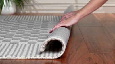 Safavieh Genre 6' x 6' Square Grey and Ivory Wool Rug