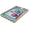 Northlight Set of 3 Vintage-Style Owl Wooden Rectangular Serving Trays 19" - Blue/Red - 4 of 4
