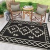 Lahome Pattern Series Outdoor Plastic Straw Rug-Waterproof Reversible Mat for Patio, Backyard, Camping, RV Awning - 3 of 4