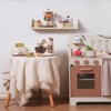 Robotime Dollhouses Pretend Play Kitchen Toy Appliances Creamy with Mixer, Juicer, Bread Maker Birthday Gift for Baby, Beige, 17.72"*11.02"*7.68" - 2 of 4