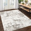 Large Area Rug 10x13 Modern Abstract Carpet Easy Cleaning Stain Resistant Indoor Carpet With Non-Slip Backing Soft Carpet For Nursery Apartment - 2 of 4