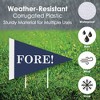 Big Dot of Happiness Par-Tee Time - Golf - Yard Sign & Outdoor Lawn Decorations - Birthday or Retirement Party Yard Signs - Set of 8 - 3 of 4