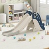 Safstar 4-in-1 Toddler Slide Playground w/ Basketball Hoop Ball Ring Toss Climbing - 4 of 4