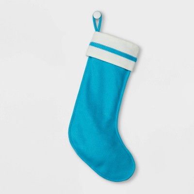 Felt Christmas Stocking Blue - Wondershop™