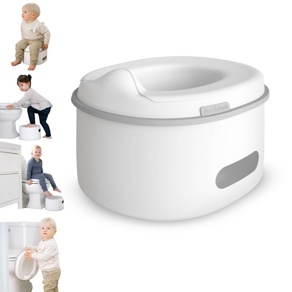 Photos - Potty / Training Seat Jool Baby Milestone 4-in-1 Potty Training Chair System with Urinal - White
