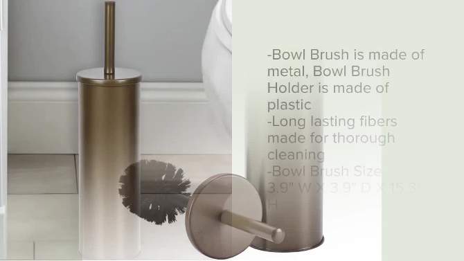 Reese Ombre Bowl Bathroom Brush - Popular Bath Popular Home, 6 of 7, play video