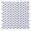Bacati - Navy Buck/Triangles Muslin 4 pc set of Bibs & Burp Cloths Set - 4 of 4