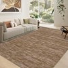 Washable Modern Abstract Rug Non Slip Low Pile Rug Soft Contemporary Throw Floor Cover Foldable Indoor Carpet for Living Room Bedroom Playroom - 3 of 4