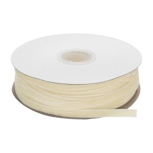 Unique Bargains Soft Single Face Spool Silky Velvet Ribbon for Bouquets DIY Gift Craft - 1 of 3