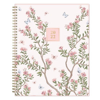 2022 Planner 8.5" x 11" Weekly/Monthly Wirebound Printed Poly Cherie - Rachel Parcell by Blue Sky