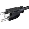 Monoprice Power Cord - 8 Feet - Black | NEMA 5-15P to IEC-320-C13, 18AWG, 10A, SVT, 125V - 4 of 4