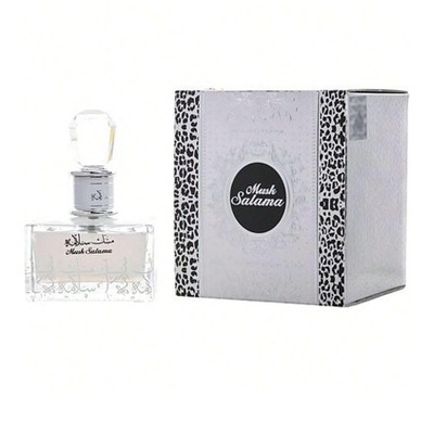 Lattafa Musk Salama By Lattafa Unisex White Musk, Amber, Agarwood, Leather, Fruits  Eau De Parfum Spray 3.4 Oz