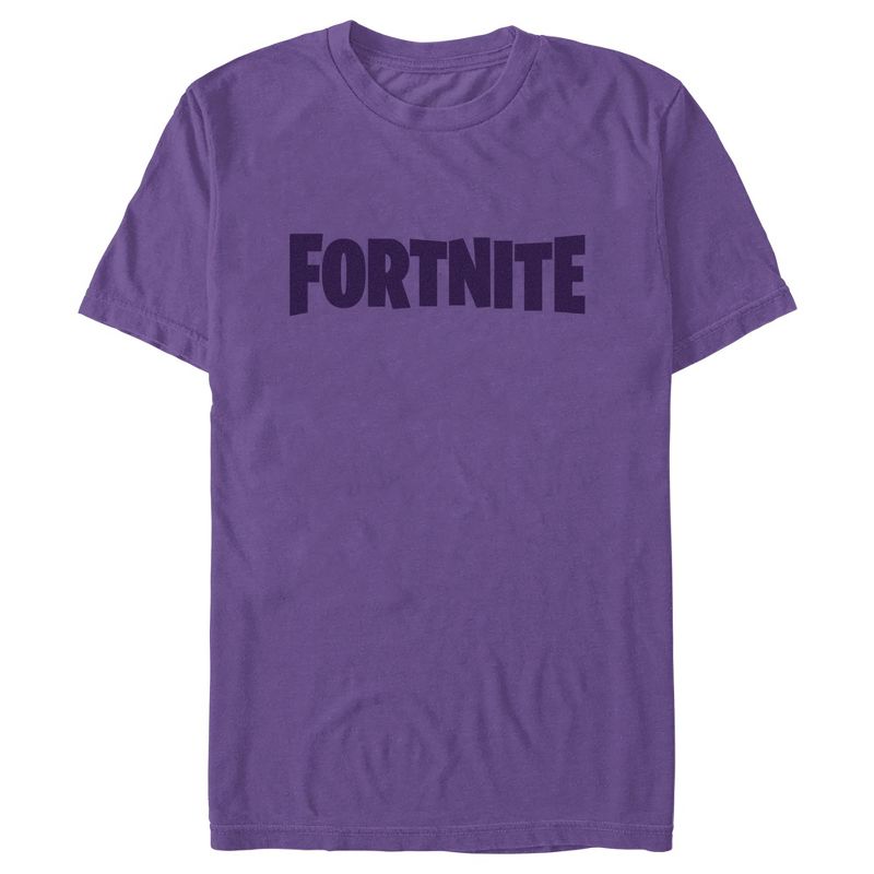 Men's Fortnite Purple Logo T-Shirt, 1 of 5