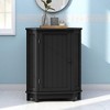 Triangle Corner Bathroom Cabinet with Adjustable Shelves,Storage Cabinet for Small Spaces, Freestanding Space-Saving Organizer - 2 of 4