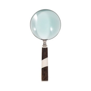 Sagebrook Home Decorative Magnifying Glass - Contemporary Ornate Magnifying Glass Decor - 1 of 4