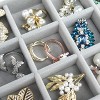 5-Drawer Acrylic Jewelry Organizer in Gray for Earrings and Accessories - 4 of 4