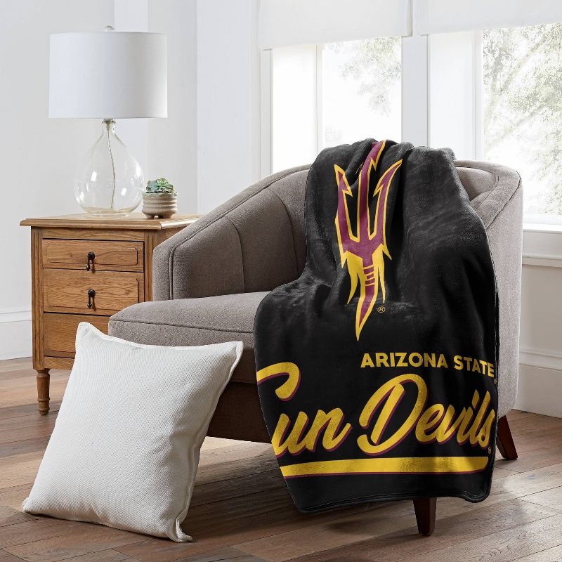 NCAA Signature Arizona State Sun Devils 50 x 60 Raschel Throw Blanket, 2 of 4