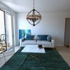 VAXCEL Beaumont Gray and Natural Rope Farmhouse Cage Pendant Light - 2 of 4