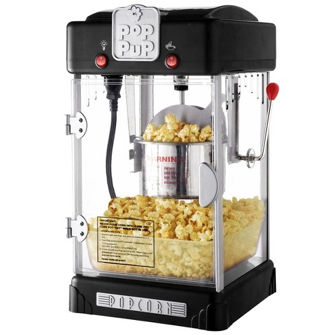 Great Northern Popcorn 2.5 oz. Pop Pup Countertop Popcorn Machine- Black