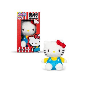 Schylling Hello Kitty and Friends Micro Teenies Plush – Hello Kitty (Blue on Yellow), 3-Inch Collectible, Ages 3+ - 1 of 2
