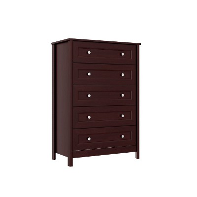 5 Drawer Chest Espresso - Home Source 