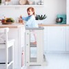 Toddler Tower Height Adjustable Step Stool for Kids Montessori Learning Stool Toddler Kitchen Stool Helper with Dry Erase Board - 3 of 4