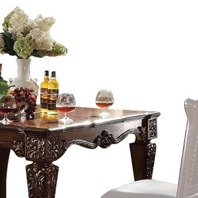 Rustic Southwestern 54" Square Counter Height Wood Table