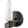 Elk Home Stone Manor 1 - Light Wall Light in  Matte Black - 3 of 3