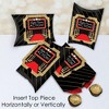 Big Dot of Happiness Red Carpet - Favor Gift Boxes - Movie Night Party Large Pillow Boxes - Set of 12 - 3 of 4