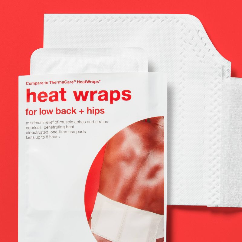 Heat Wraps for Low Back + Hips - 3ct - up &#38; up&#8482;, 2 of 5