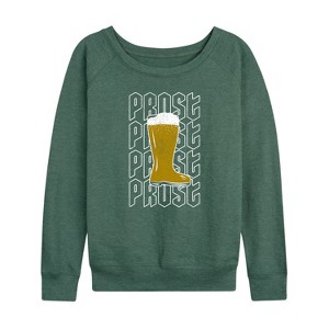 Women's Instant Message Das Boot Prost Lightweight French Terry Wide ...
